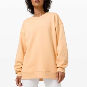 Lululemon Perfectly Oversized Crew Ivory Peach